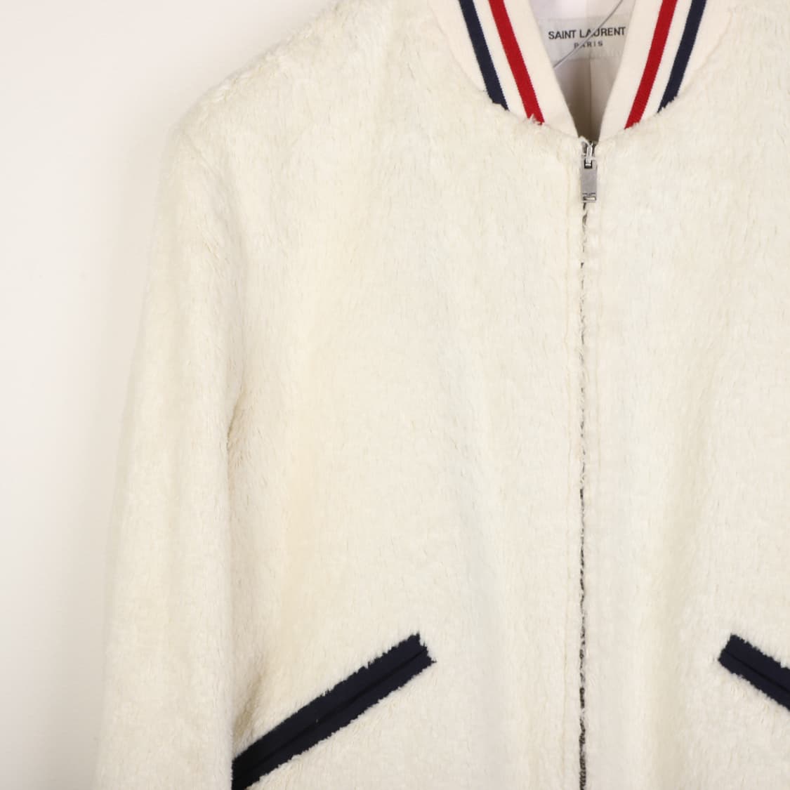 48 / Saint Laurent 생로랑 퍼 바시티 자켓 상품이미지3