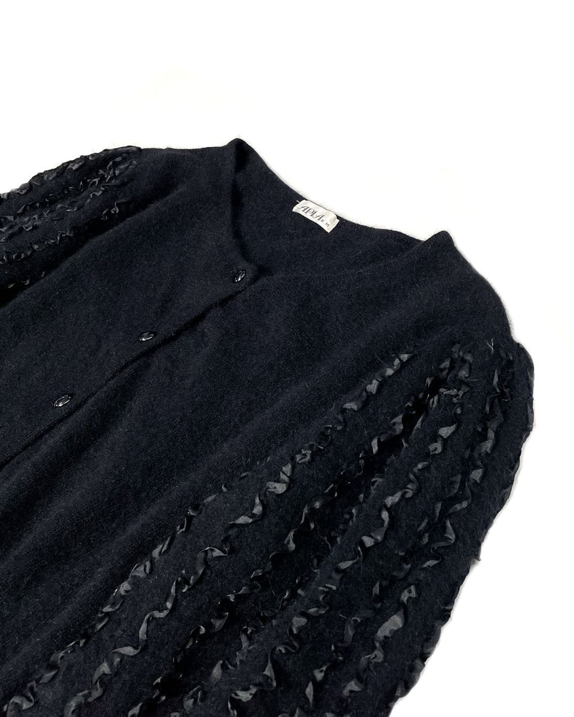 vintage 아방가르드 러플 가디건  상품이미지3