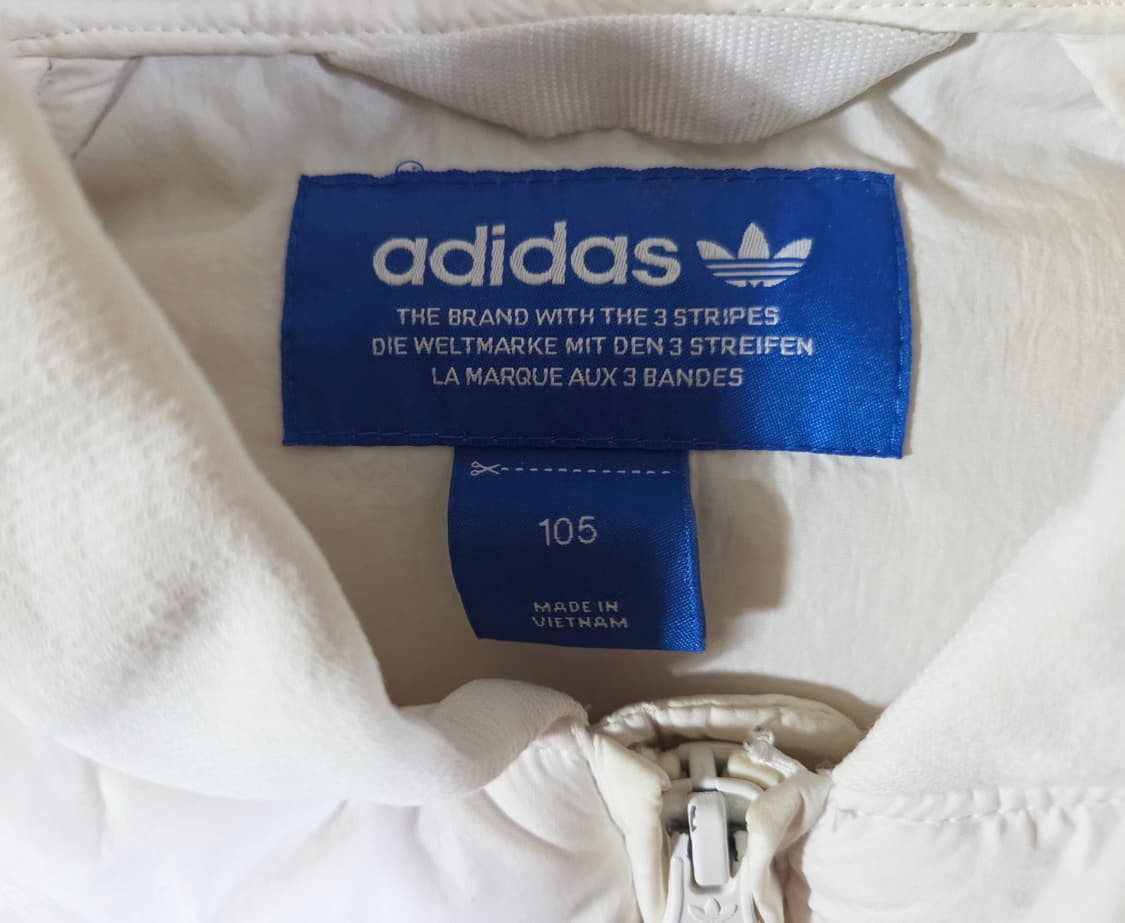 아디다스 슈퍼스타 아이보리 봄버 패딩 상품이미지5