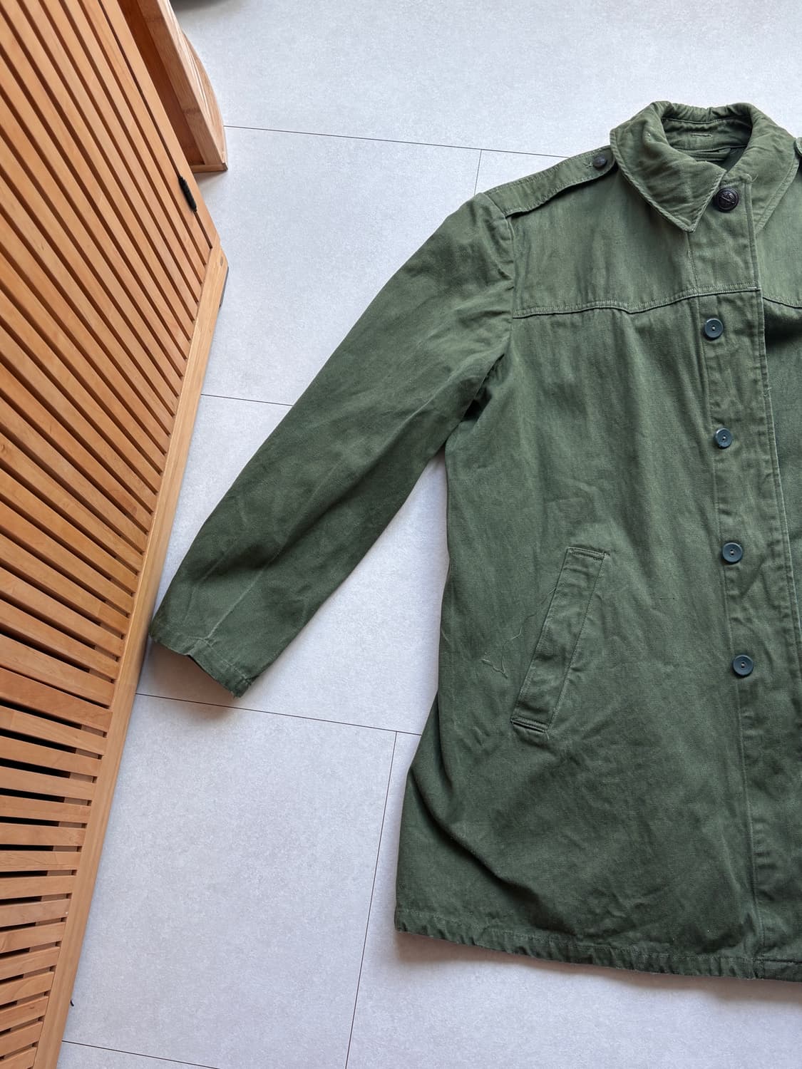 구형 헝가리군 밀리터리 필드 코트 (빈티지) 상품이미지4