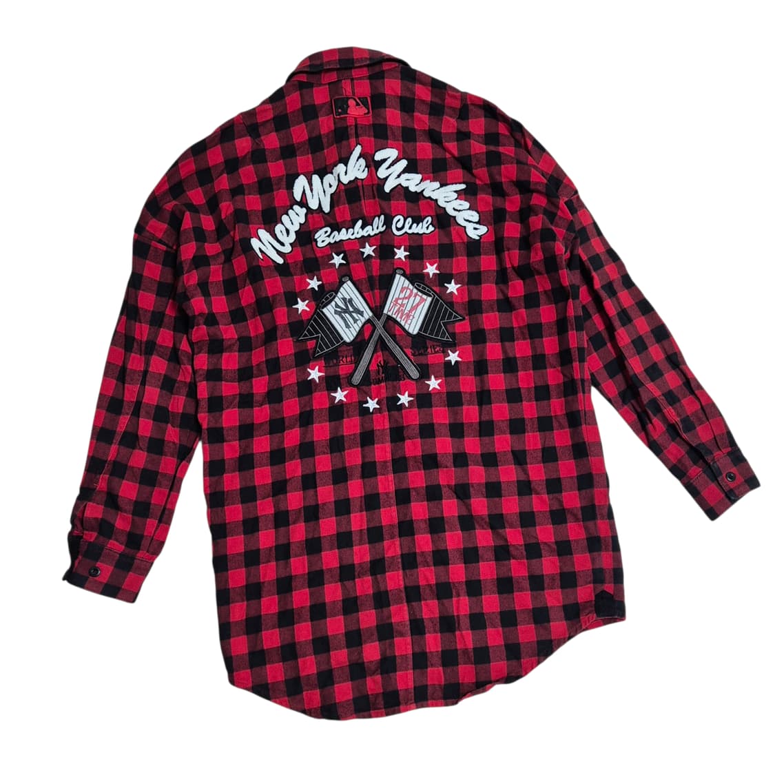 MLB 뉴욕양키스 체크셔츠 상품이미지2