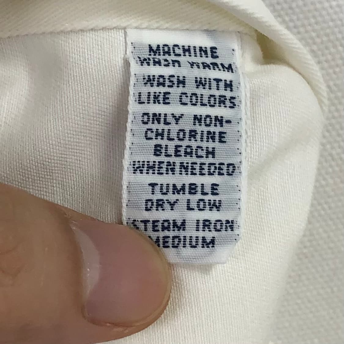 Xxl 폴로 아이보리 헤비코튼 셔츠 상품이미지4