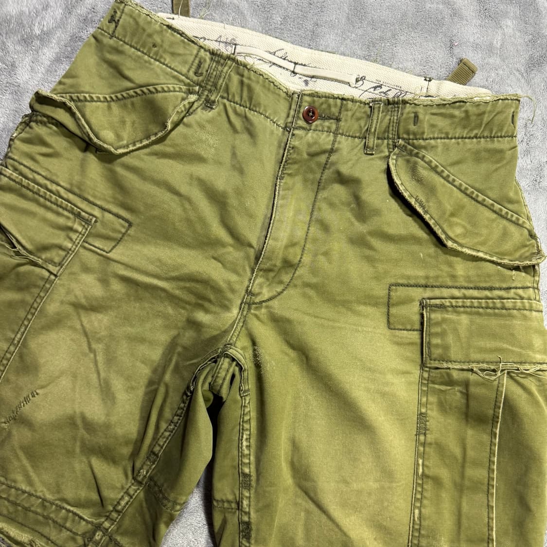 폴로랄프로렌 타입1 카키 카고 반바지 상품이미지2