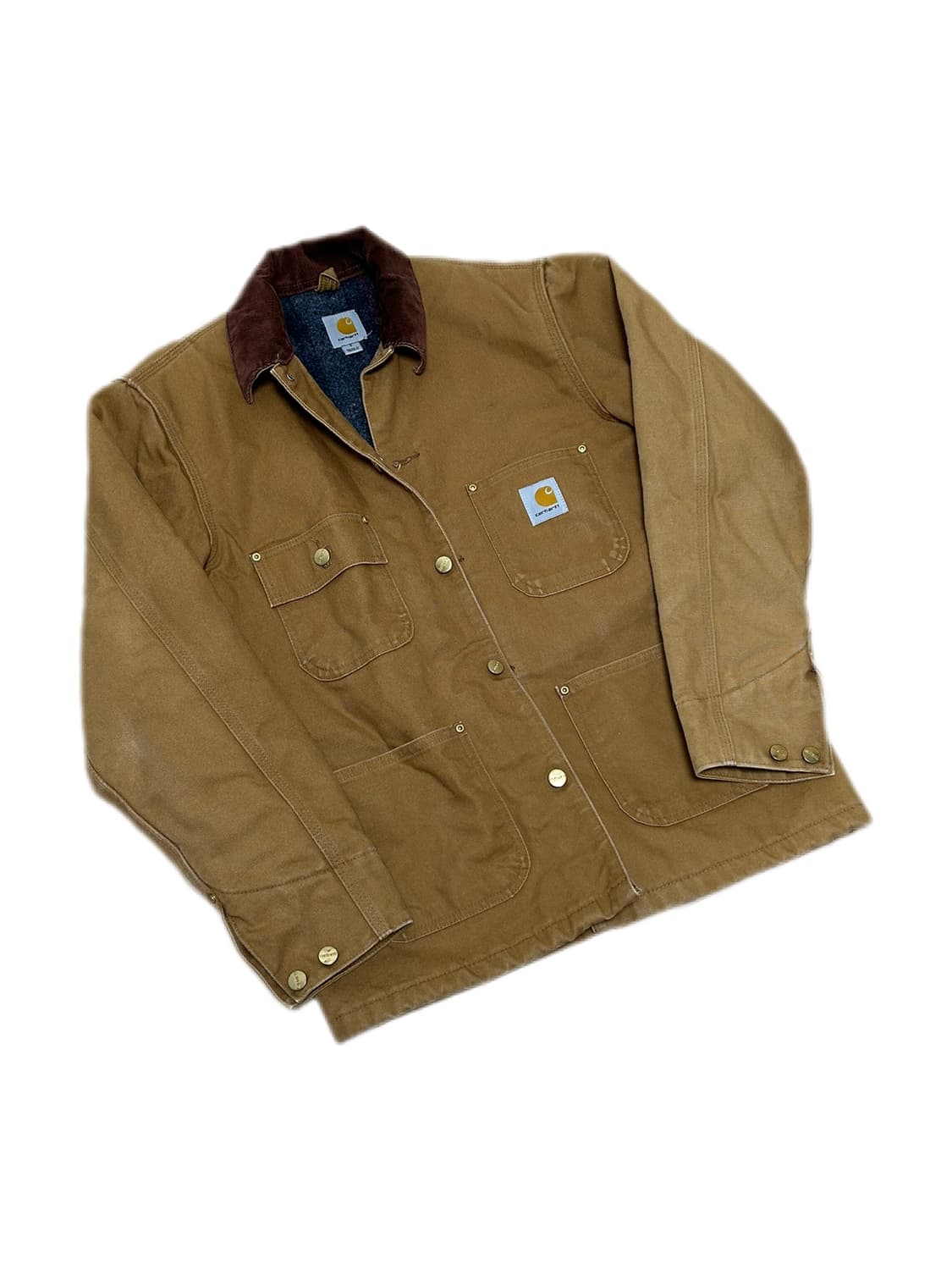 칼하트 덕캔버스 브라운 초어코트 자켓 상품이미지1