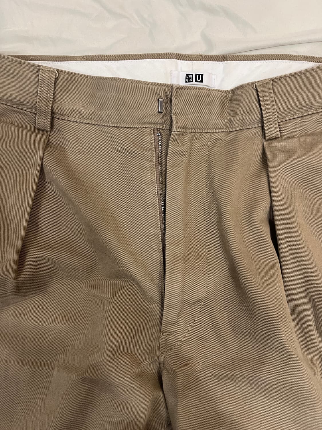 유니클로 U 르메르 턱테이퍼드 치노 팬츠 브라운/w29 상품이미지3