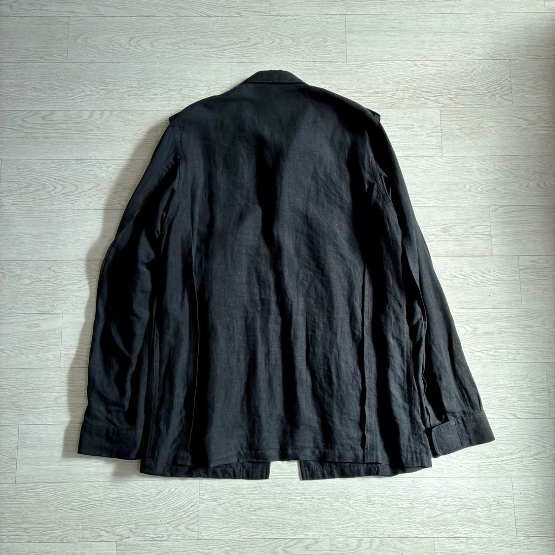 [3] 요지야마모토 뿌르옴므 린넨 밀리터리 재킷 상품이미지2