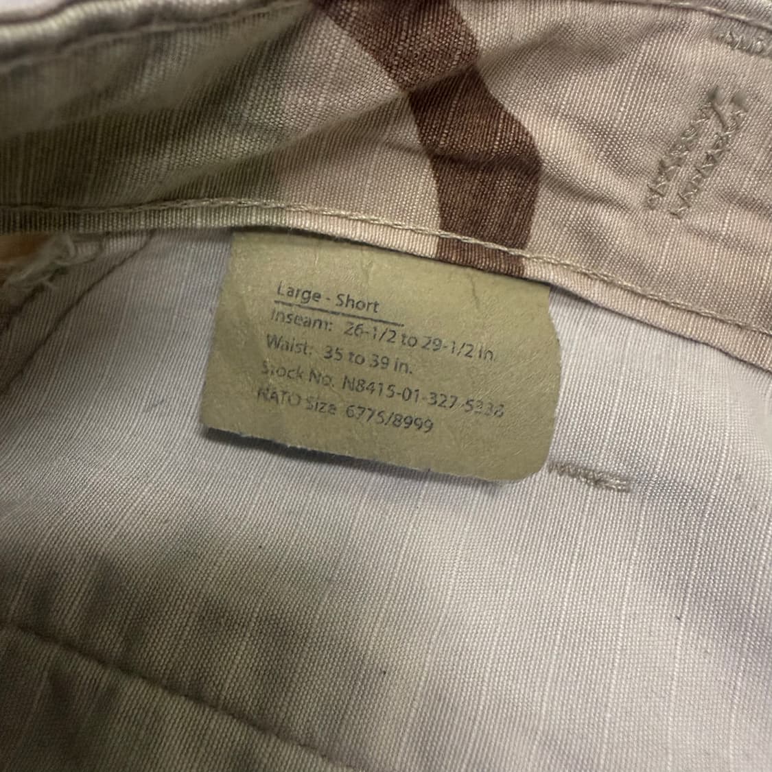 [military] 밀리터리 데저트 카모 사막 팬츠  상품이미지7