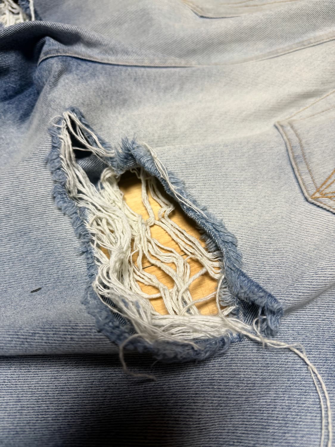 [짐정리특가] 베트멍 destroyed baggy jean 상품이미지7