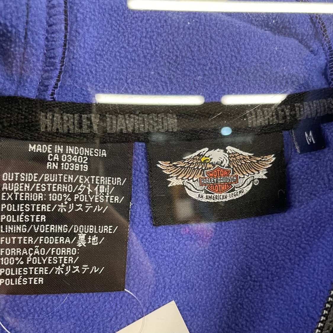 할리데이비슨 플레임 바이커 후드자켓 상품이미지9