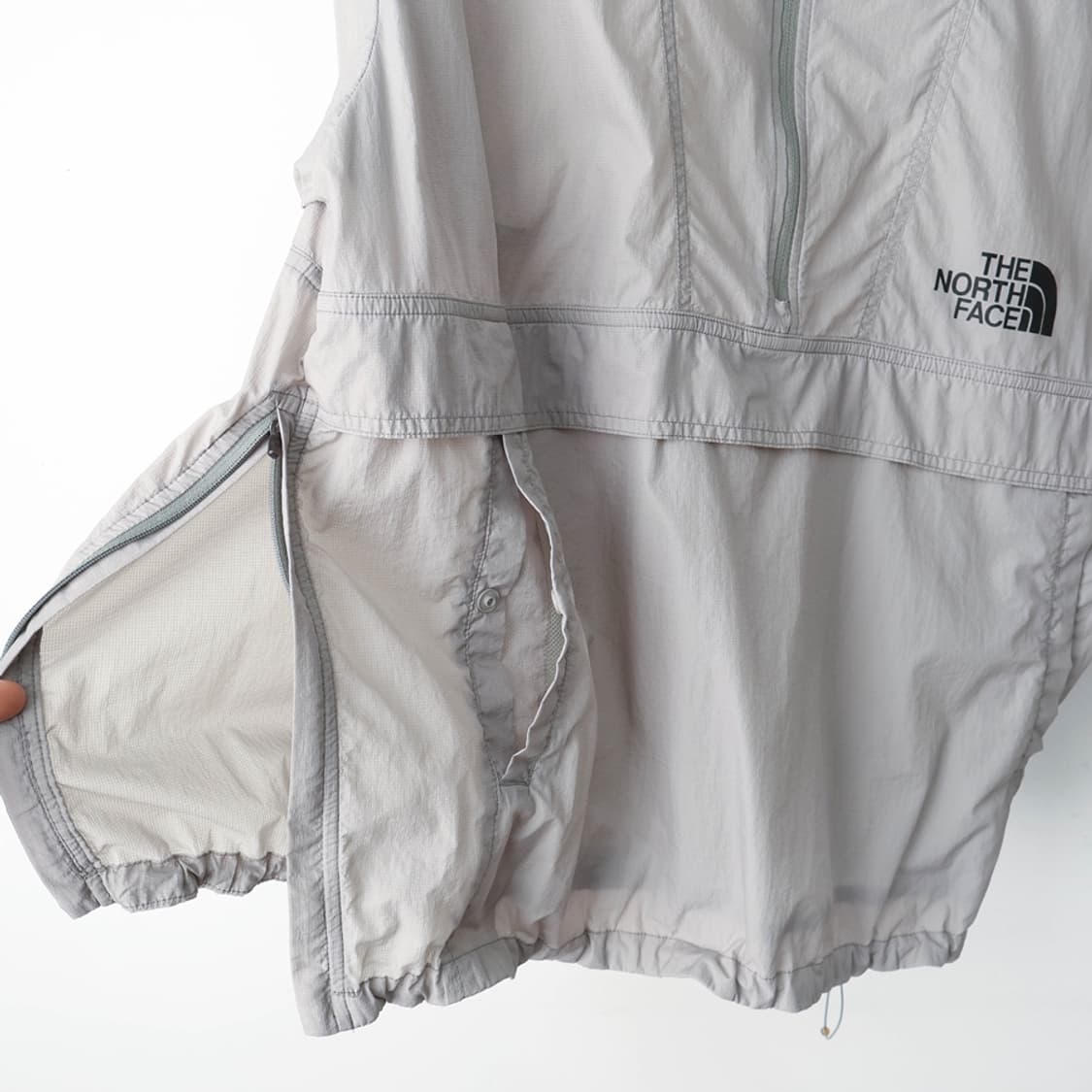 100/노스페이스 엘곤 라이트다운 아노락 바람막이 상품이미지4