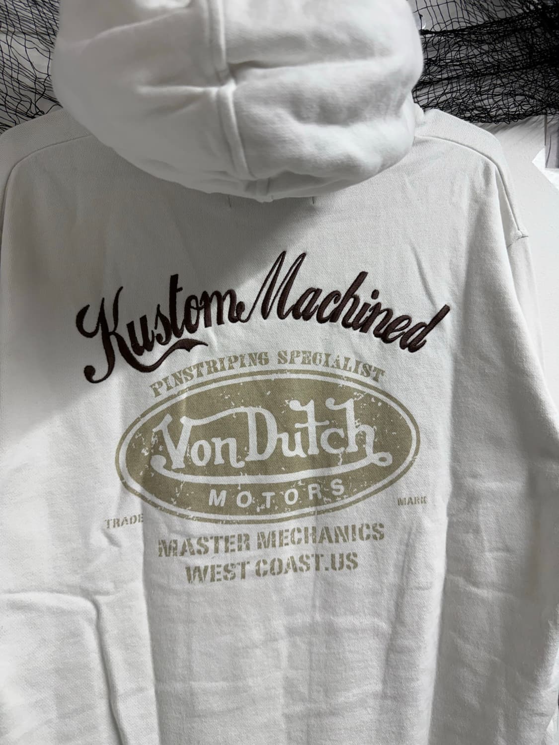 Von dutch skull printing hoodie longslee 상품이미지6
