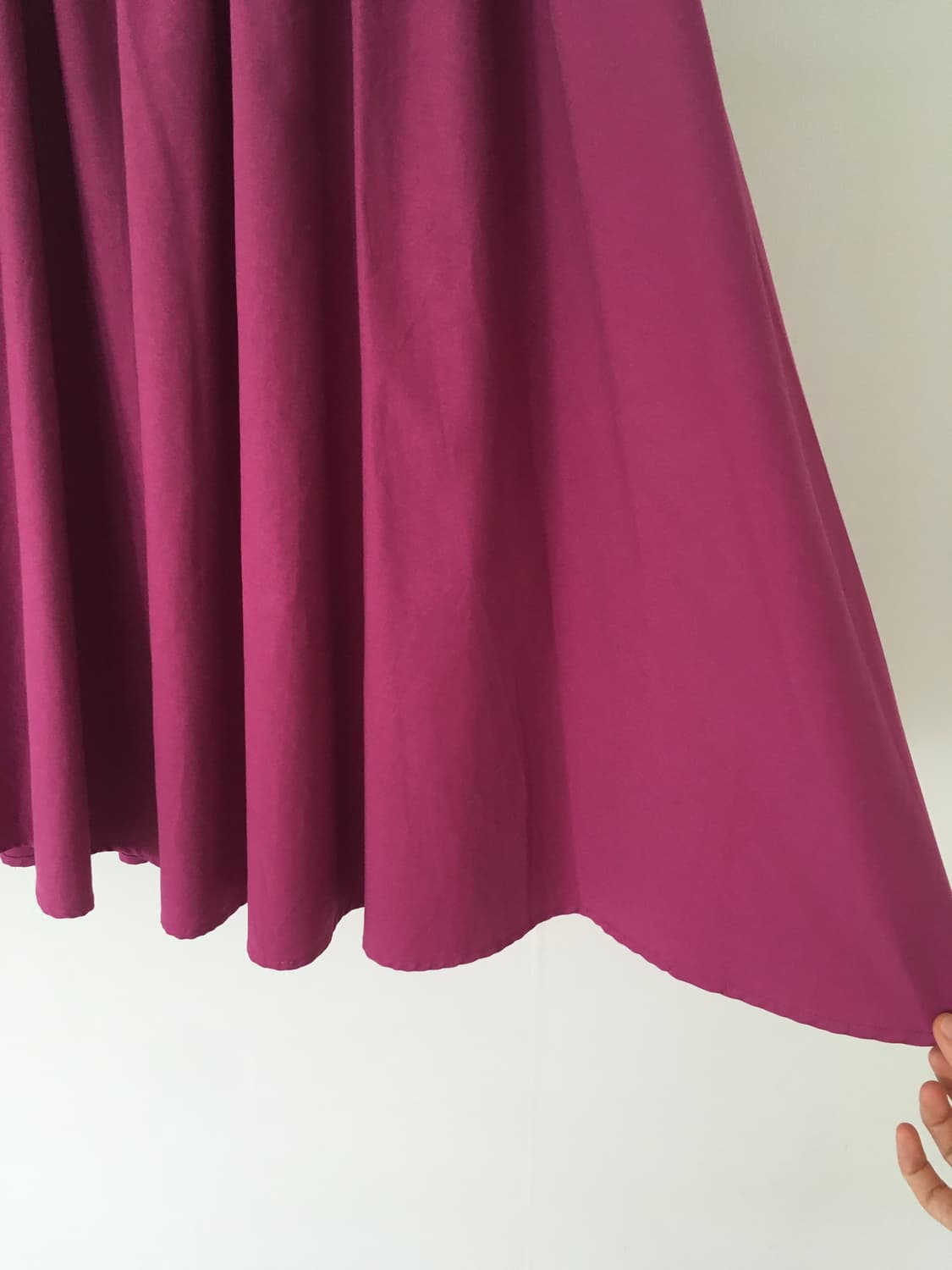 magenta flare skirt 상품이미지5