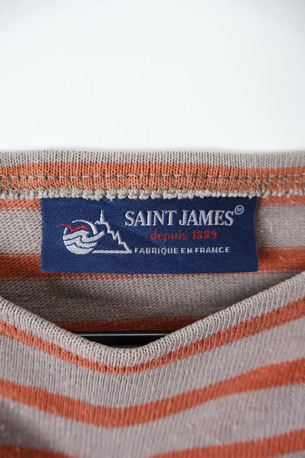 Saint James Orange Stripe Long Sleeve 상품이미지7