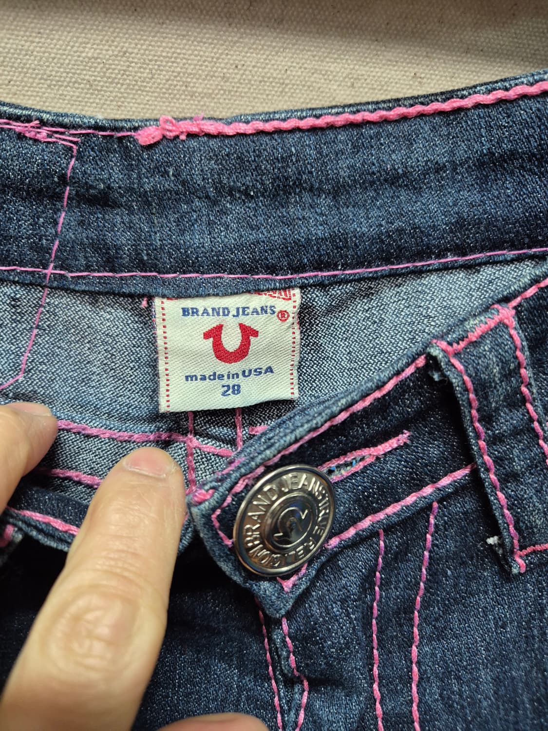 트루릴리전 여성 슬림팬츠 상품이미지3