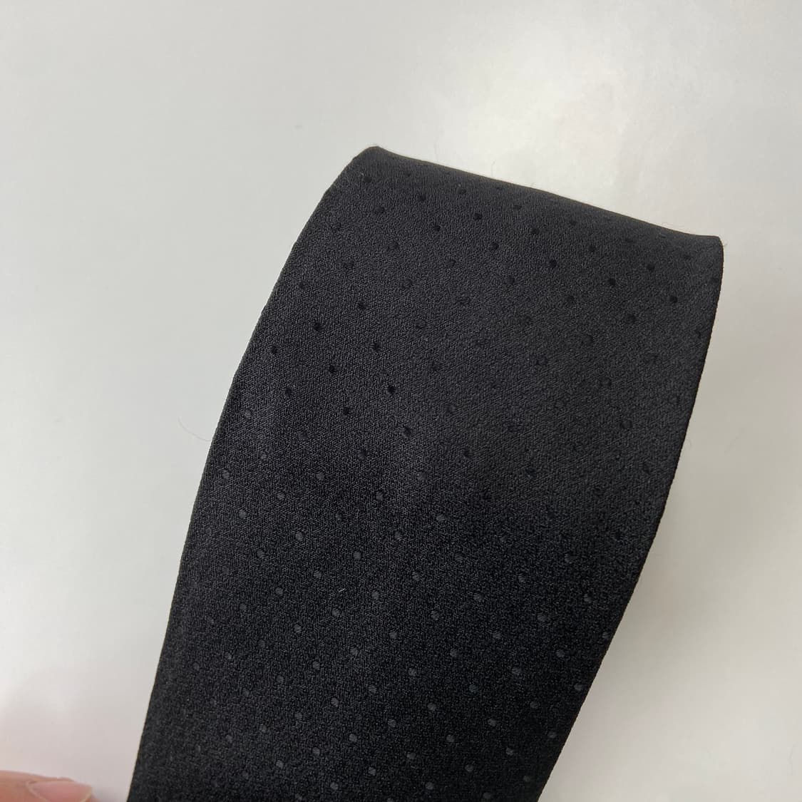 Donato Vinci 블랙 실크 이태리 넥타이8.5cm 상품이미지7