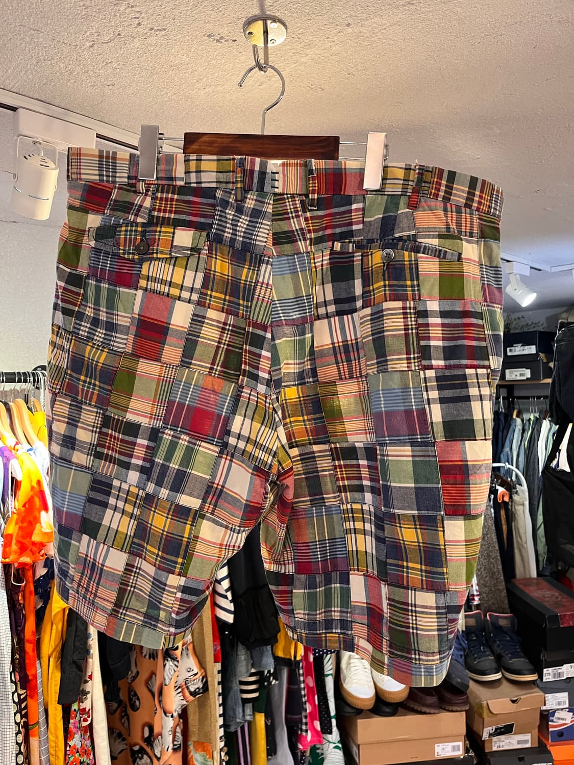 폴로 랄프로렌 패치워크 마드라스 쇼츠 상품이미지3