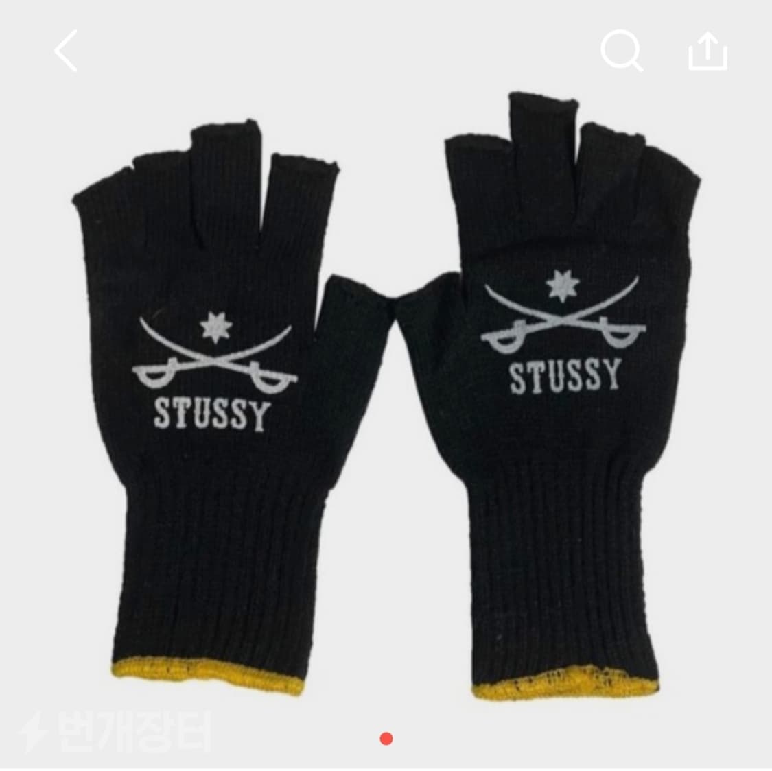 [OS] 스투시 손가락 반장갑 상품이미지1