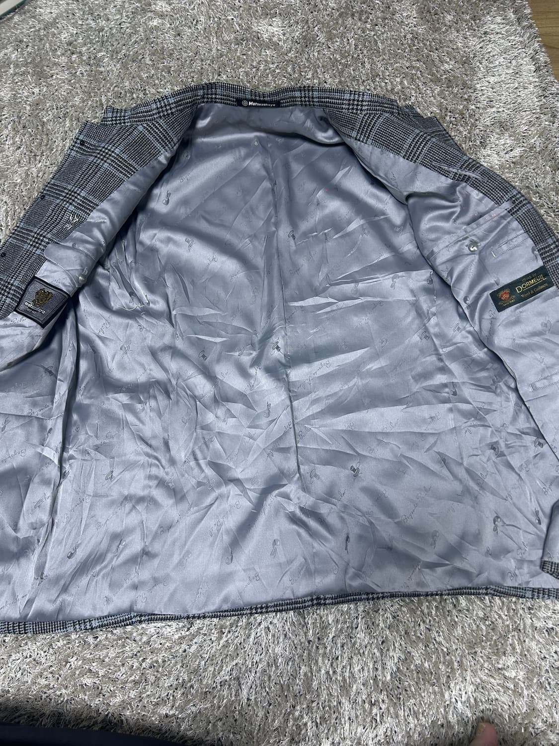 일제 독일 도르밀원단 캐시미어 반카라 코트 105~110 상품이미지8