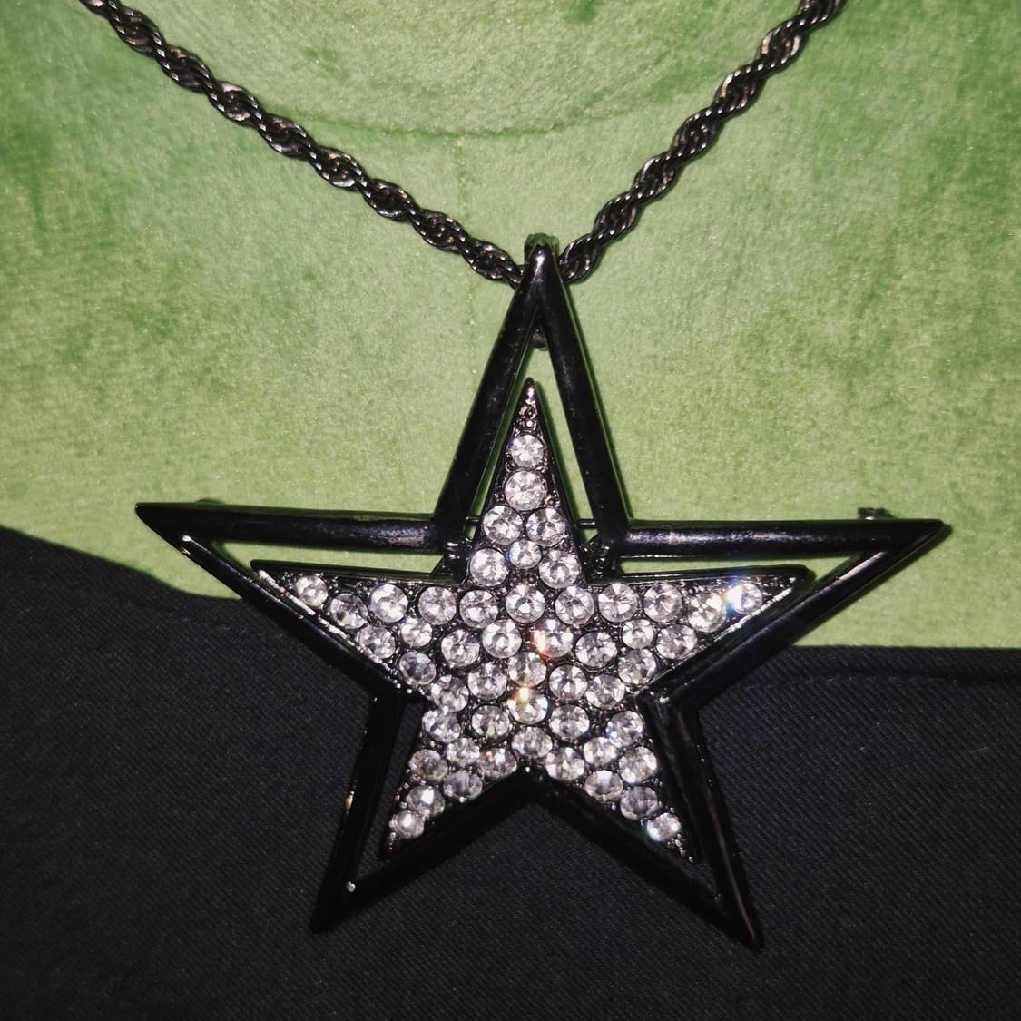 90s 케네스제이 런웨이 빅 스타 파베 2way 목걸이 상품이미지8