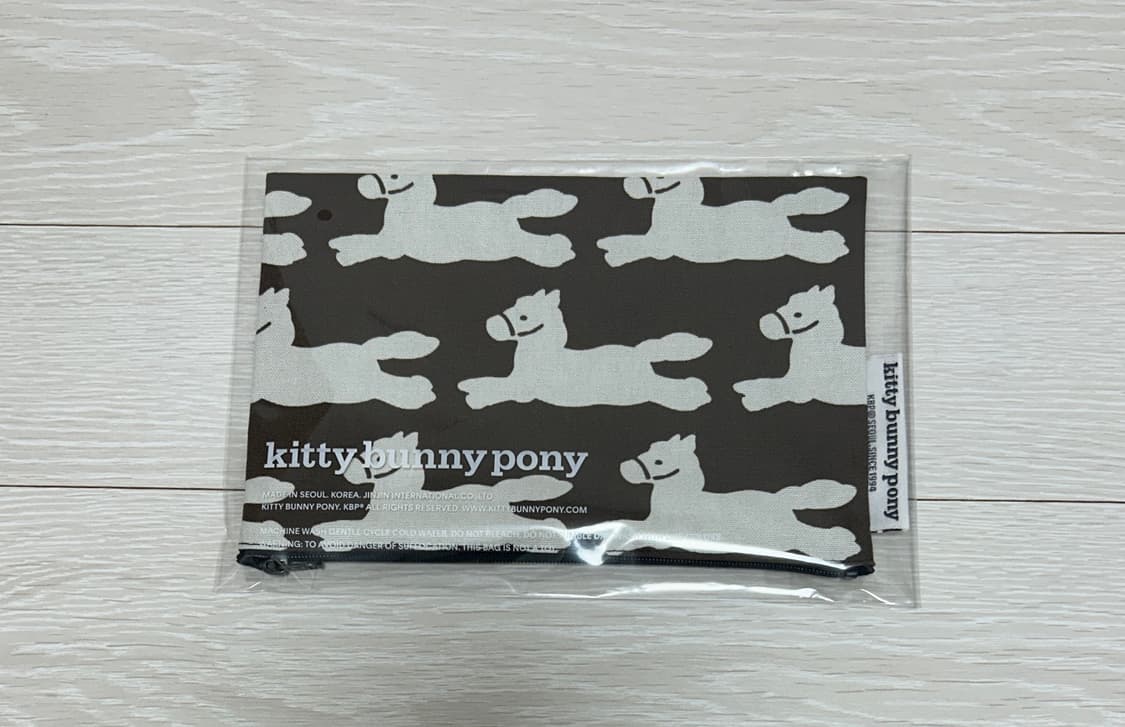 키티버니포니 해피 포니 파우치 말 패턴 미디움 상품이미지1