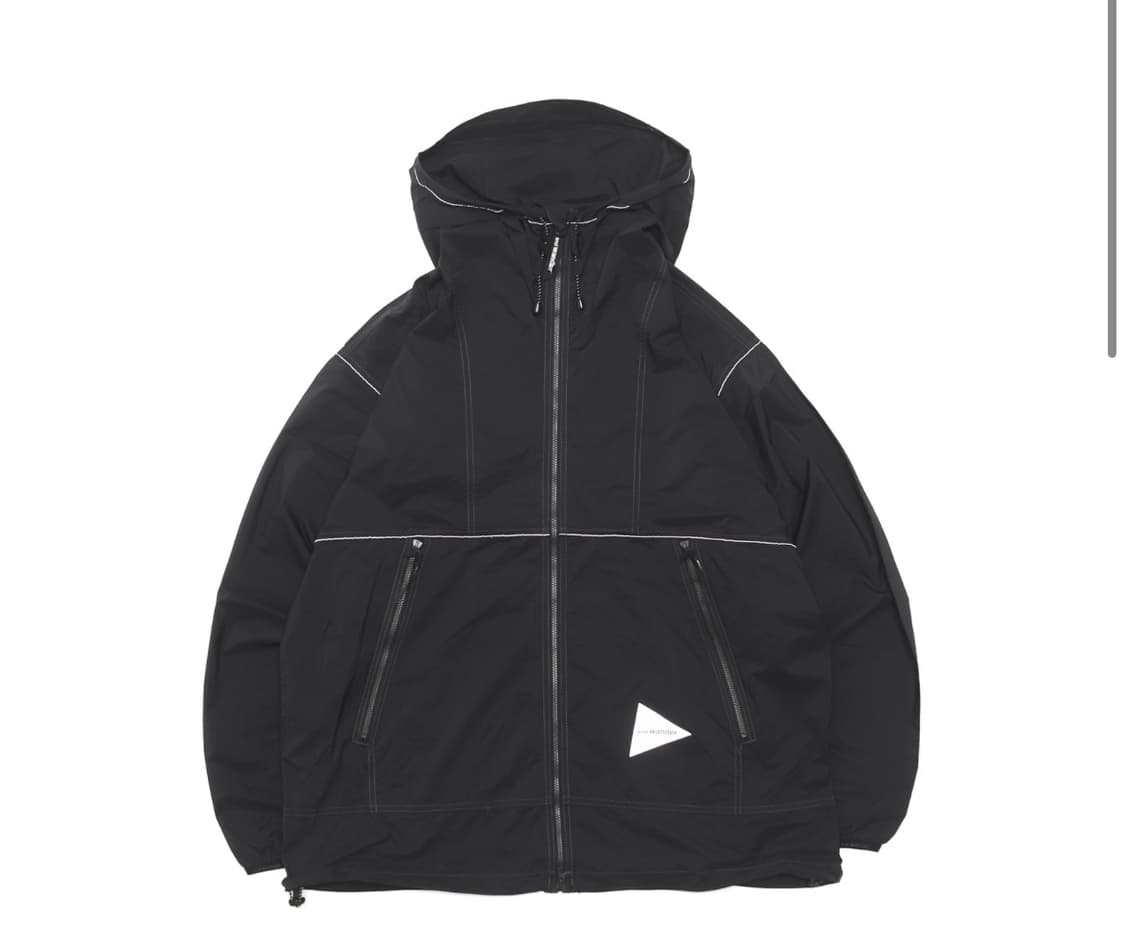 앤드원더 퍼텍스 윈드자켓 블랙 XL 상품이미지1