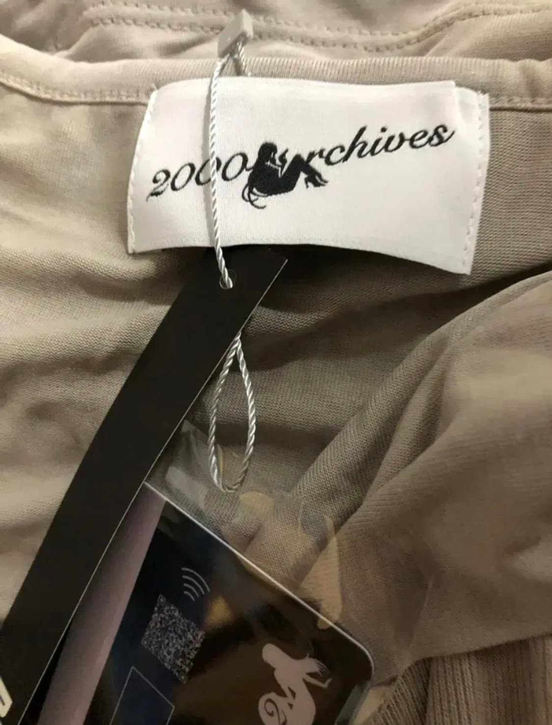 [새상품] 2000아카이브스 CERETTI DRAPED TOP 상품이미지3