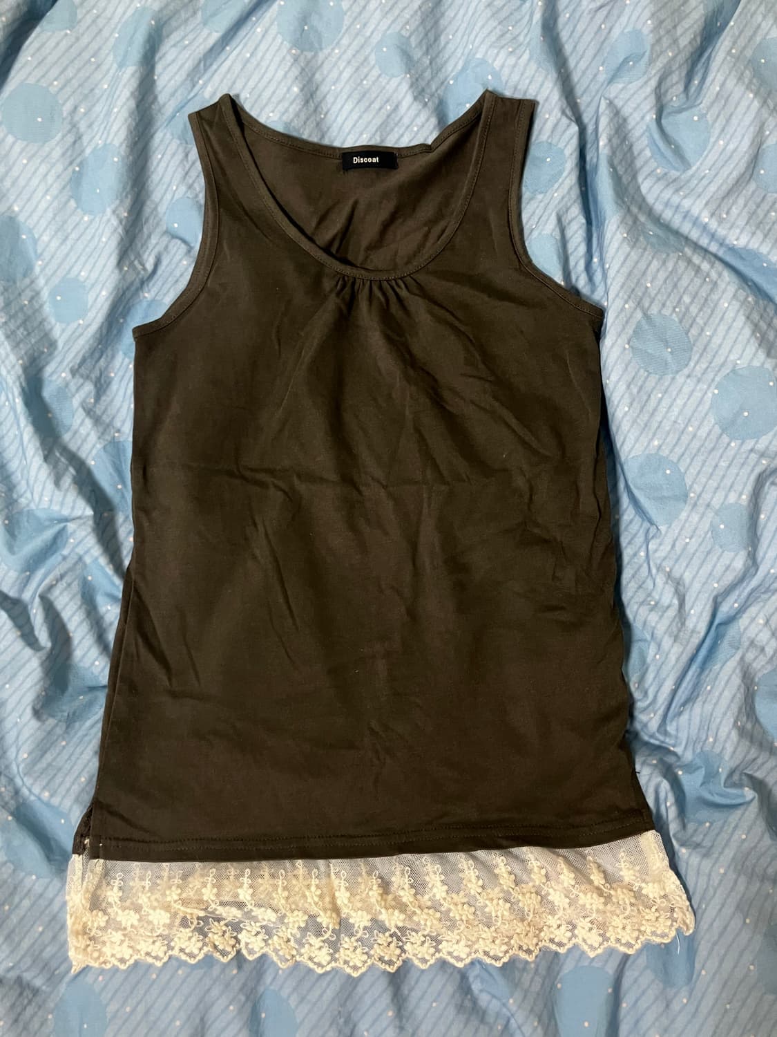 Vintage khaki sleeveless 상품이미지1