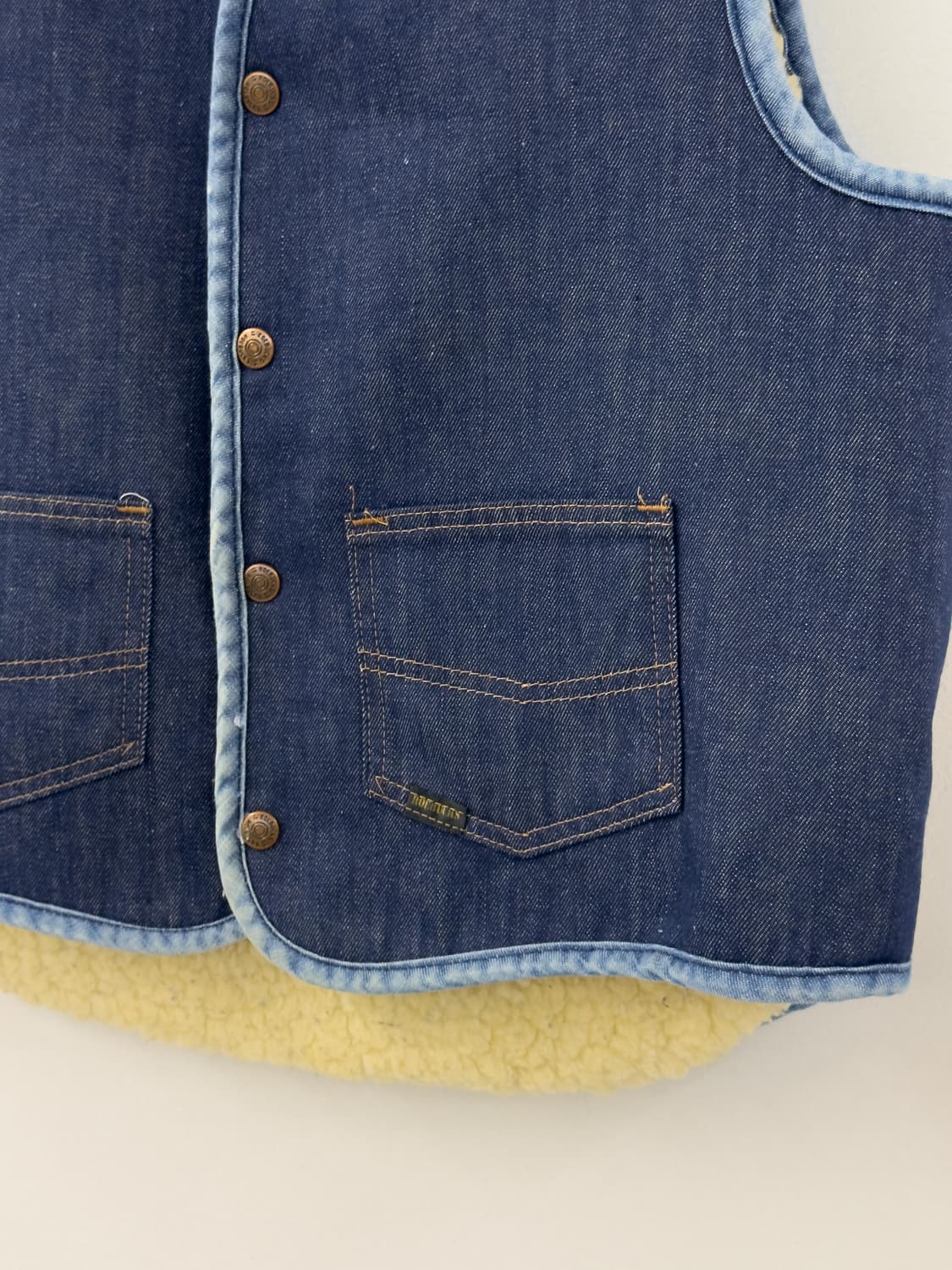 70's시어스 쉐르파 데님 베스트 상품이미지3