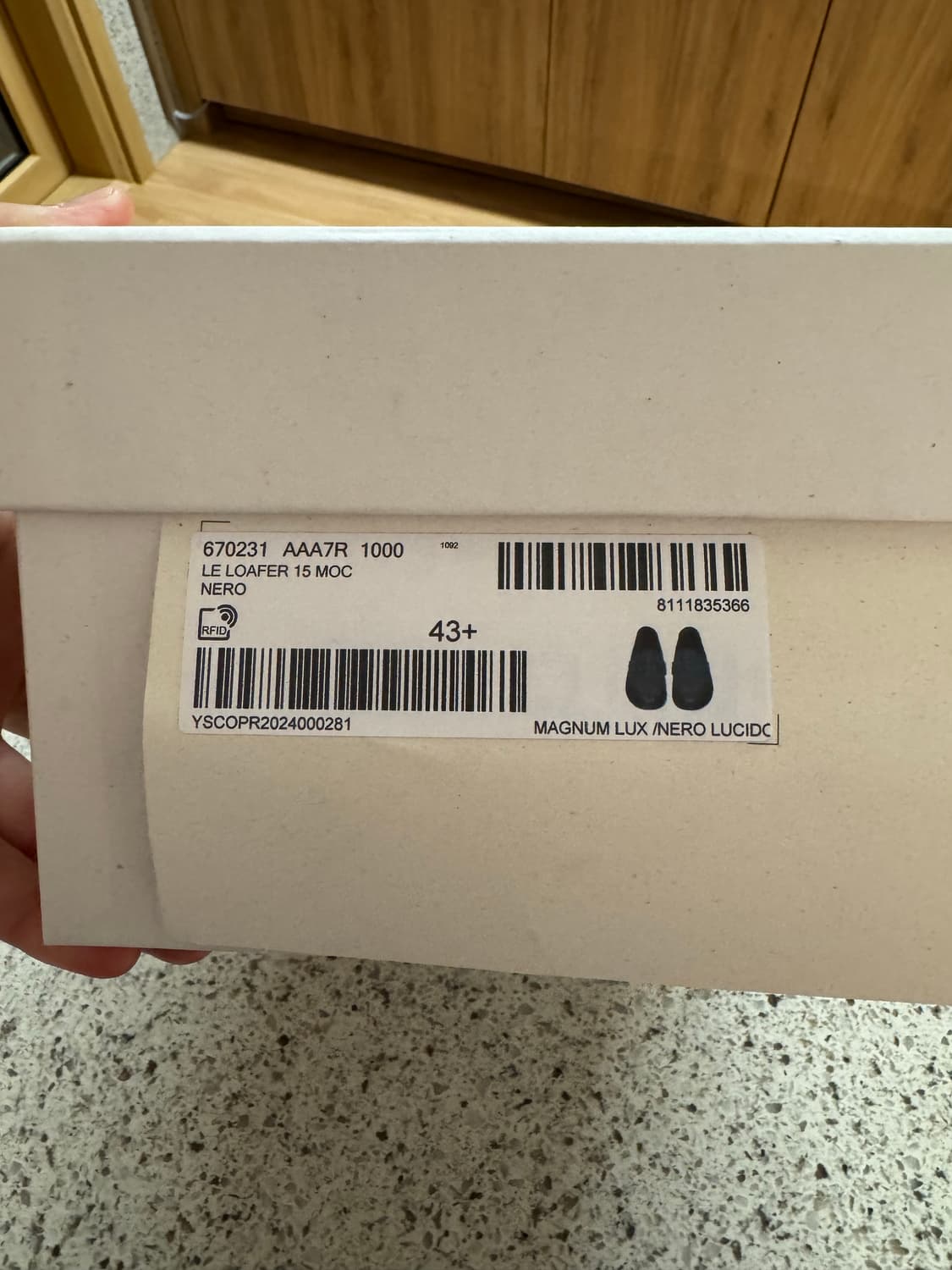 생로랑 모노그램 페니 로퍼 블랙 43.5 상품이미지8