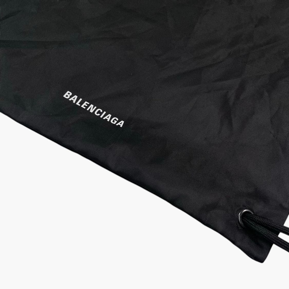 발렌시아가 Balenciaga 블랙 드로우스트링 더스트백 상품이미지2