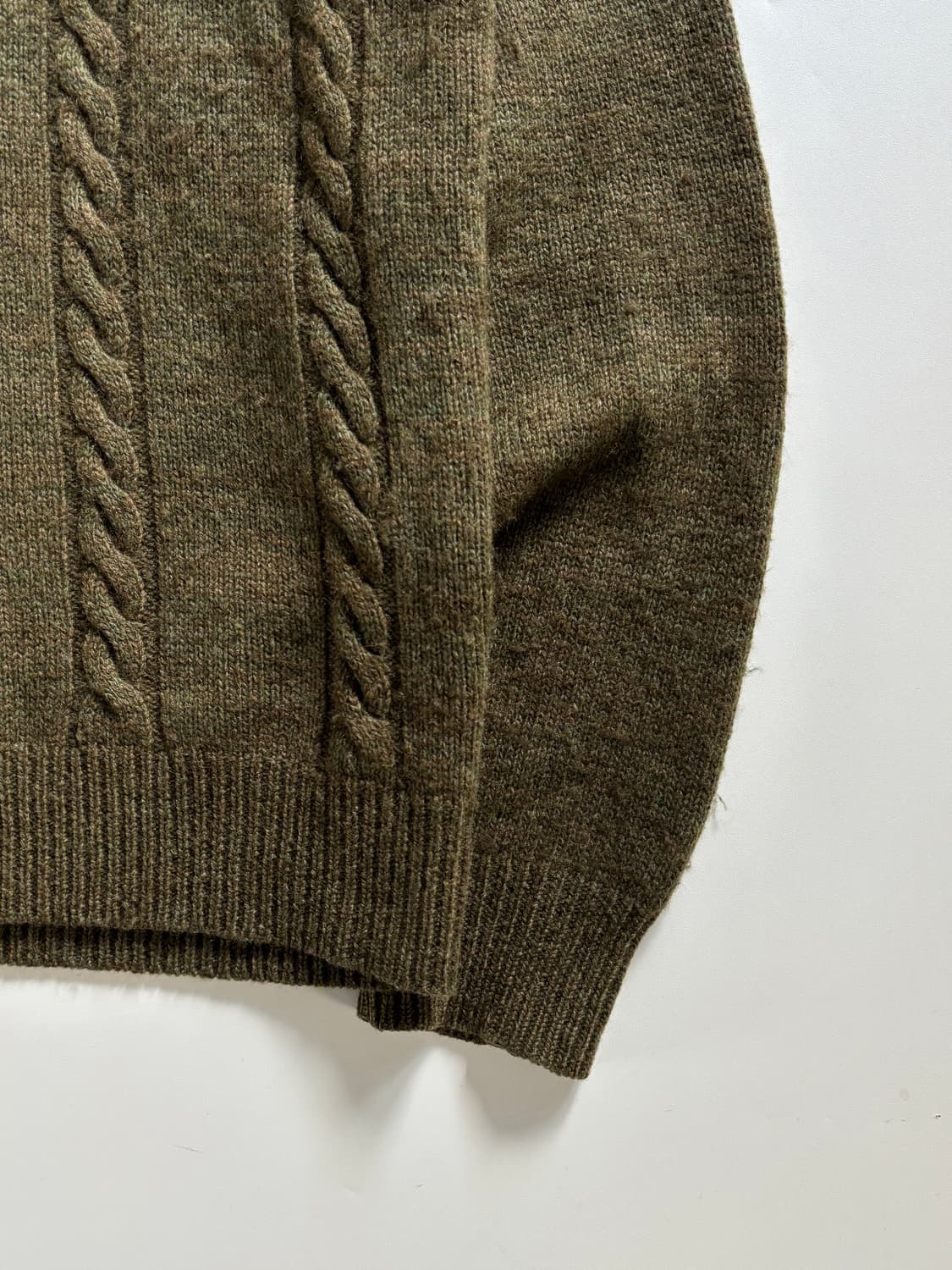 Polo 폴로 골프 카키 캐시미어 알파카 카라 니트 상품이미지5