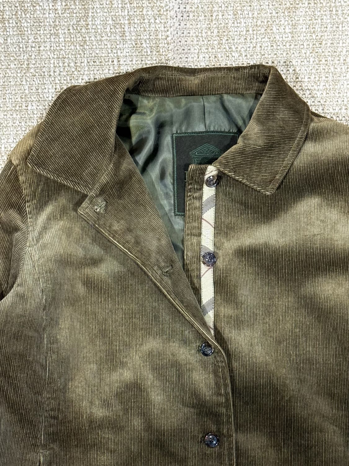 BCBG 카키브라운 골덴 자켓 상품이미지3