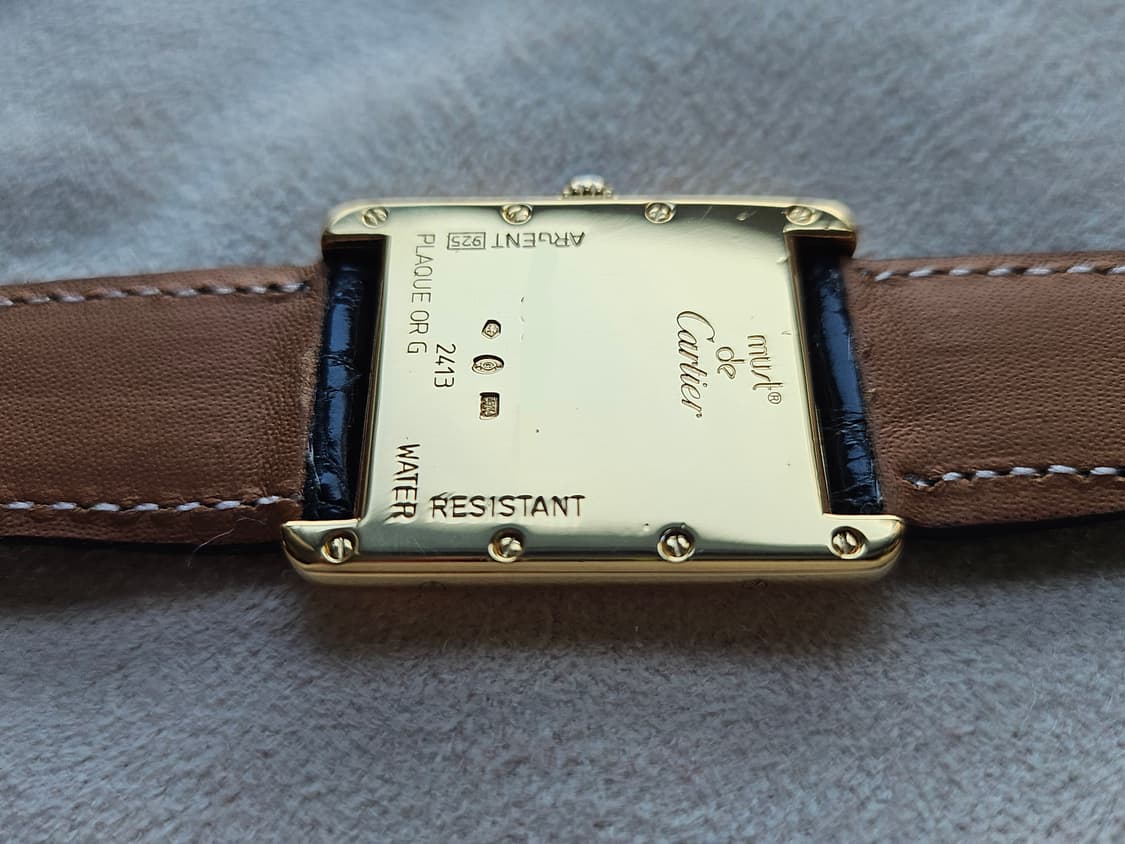 까르띠에 탱크머스트 XL 짝수로만 빈티지 쿼츠 상품이미지4