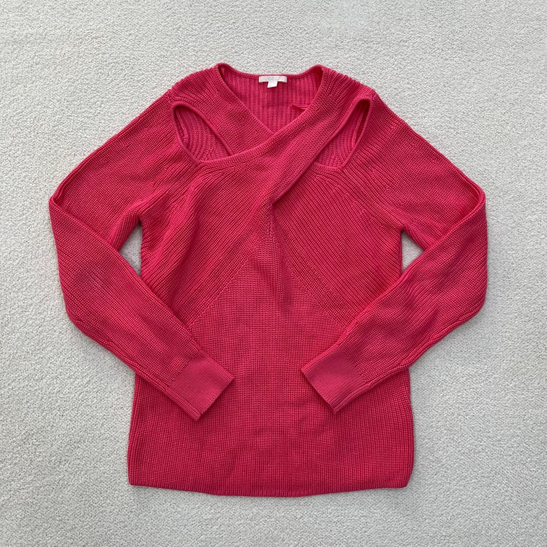 XS 코스 여성 크로스 니트 0311M 상품이미지1