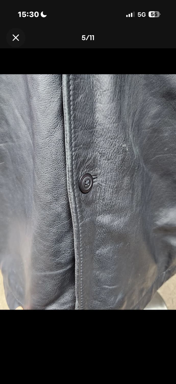 XL) 올드 갭 레더 카코트 xl  상품이미지5