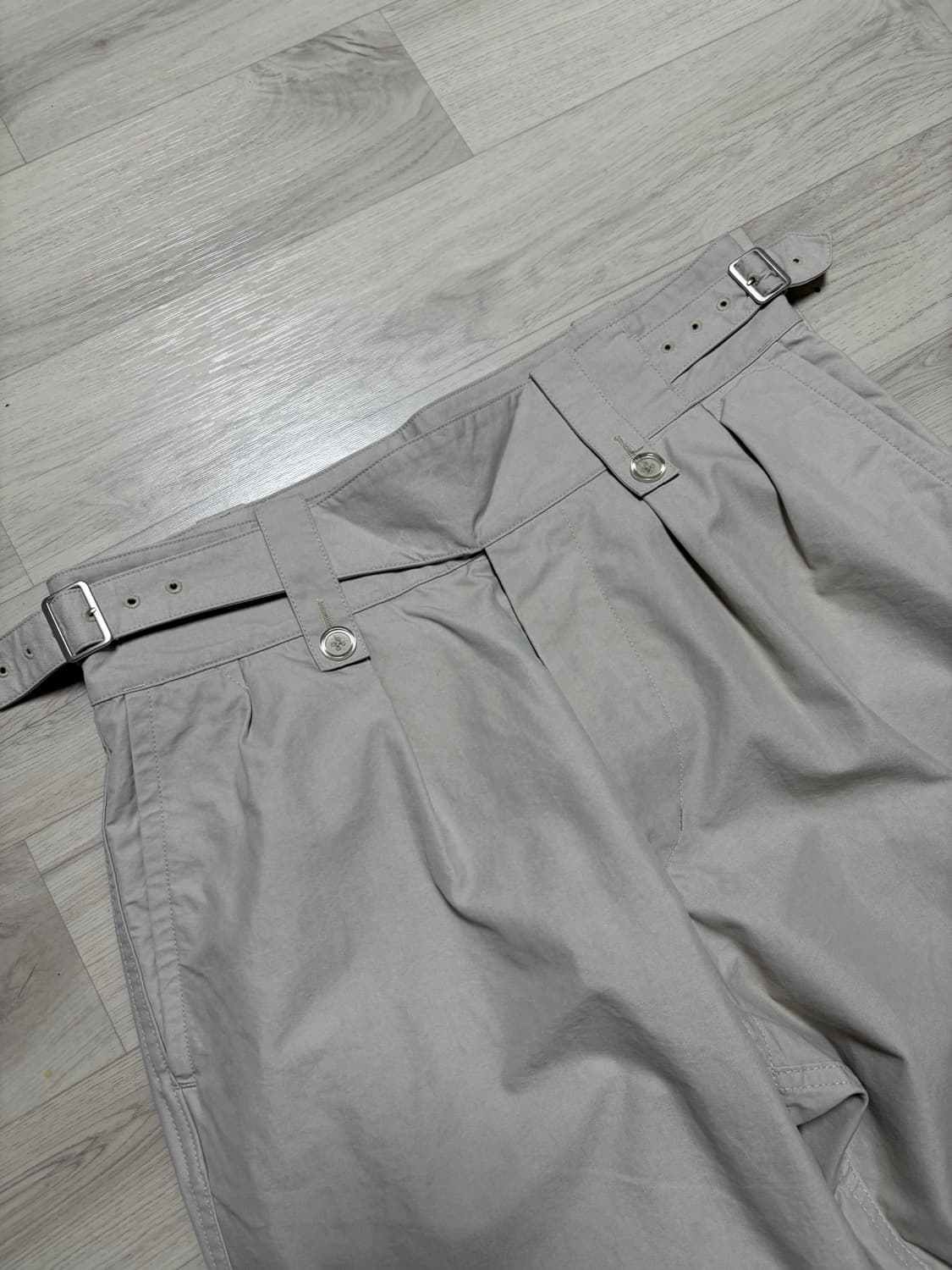 올리브드랩서비스 ODS 피어리스 팬츠 아이보리 M사이즈 판매 상품이미지2