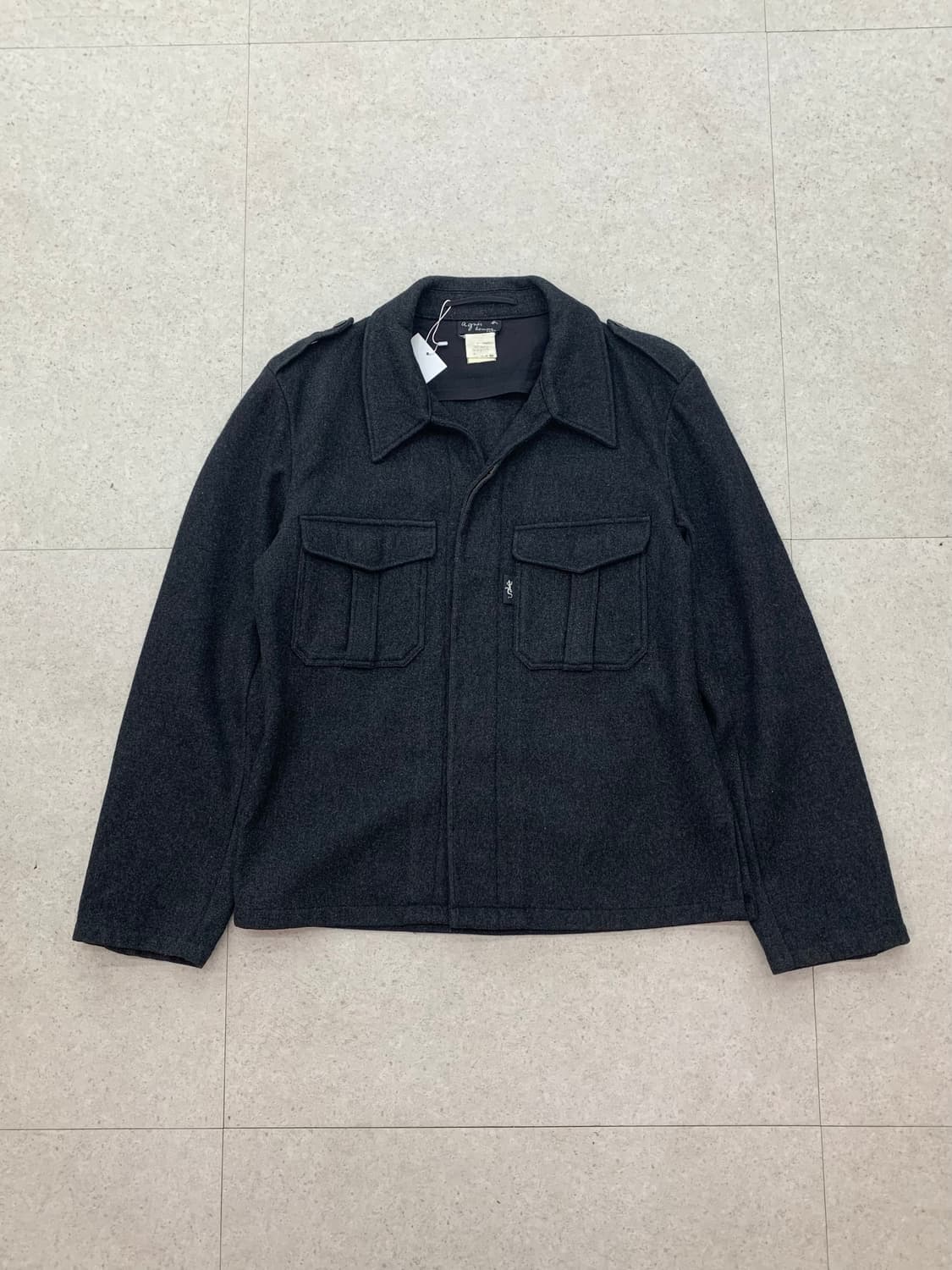 Agnes 아네스베 맨즈 울 코트 상품이미지1