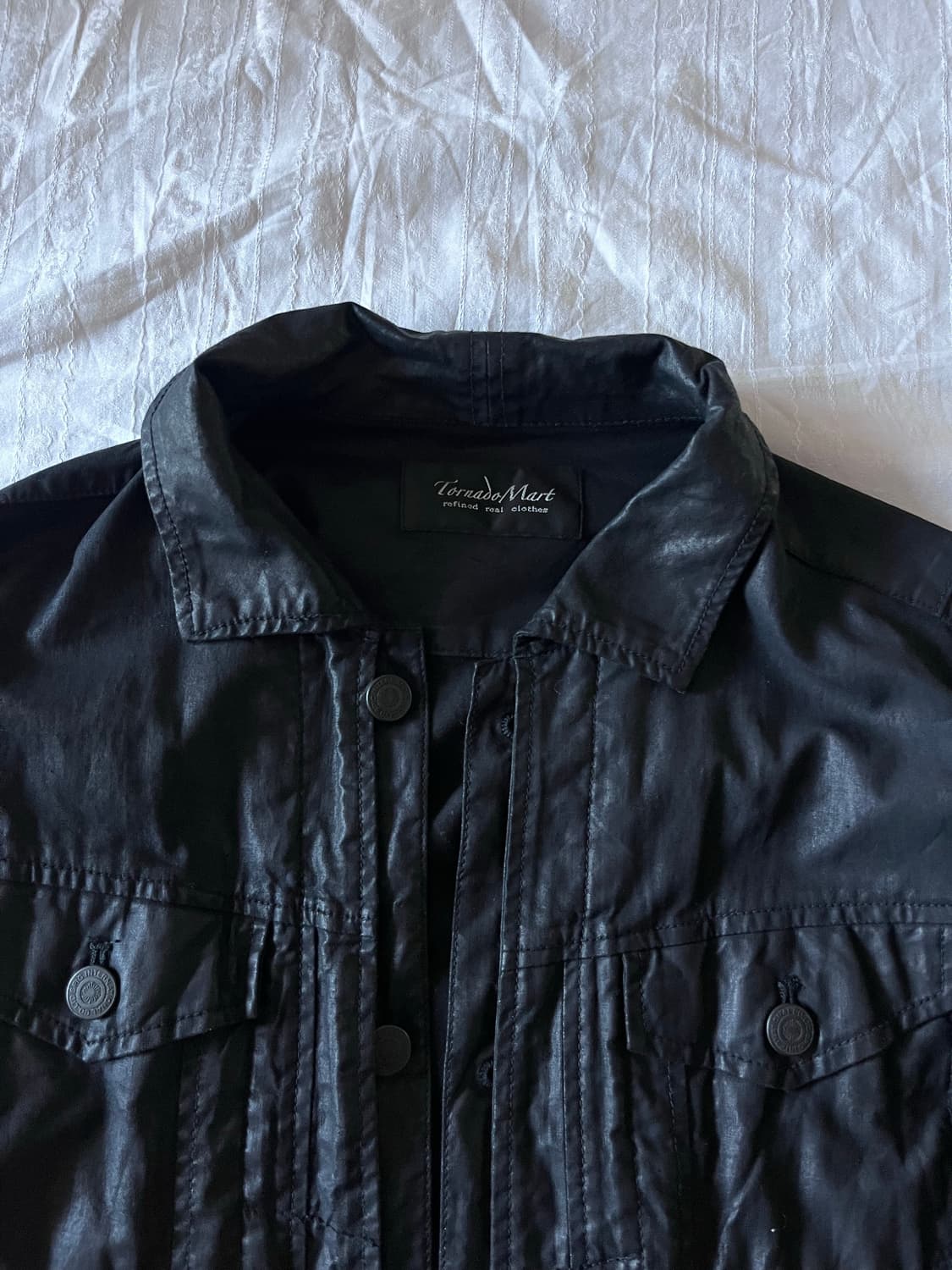 Tornado Mart wax coathing shirt jacket 상품이미지3