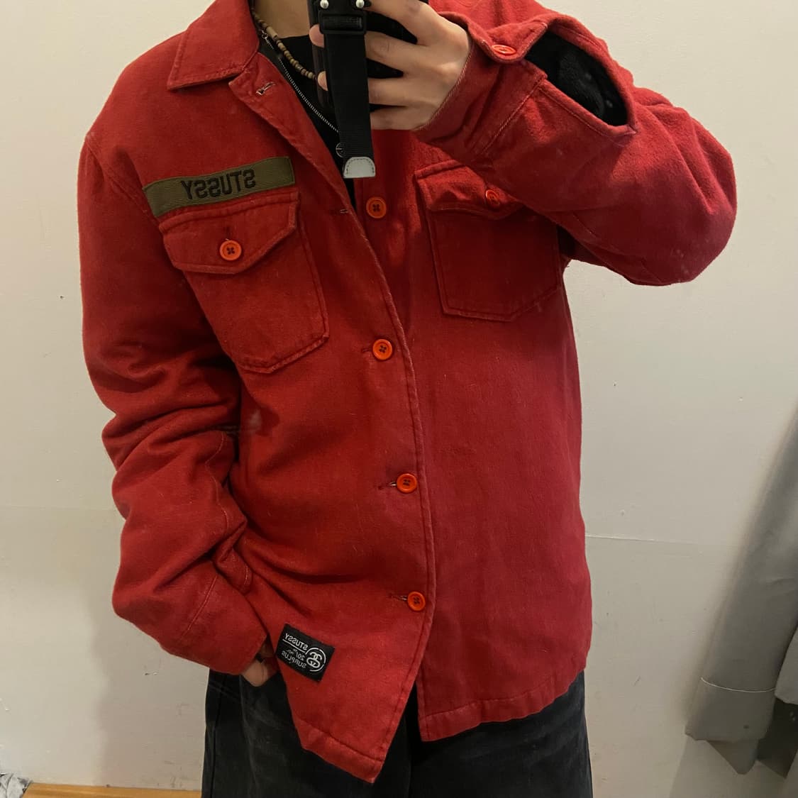 스투시 20주년 서플러스 인슐레이티드 셔츠 자켓 상품이미지1