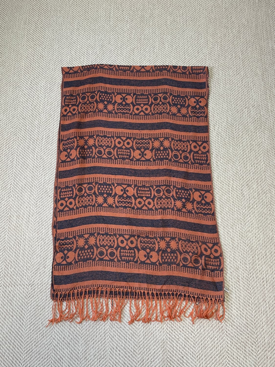 빈티지 포크로어 패턴 블랭킷 상품이미지2