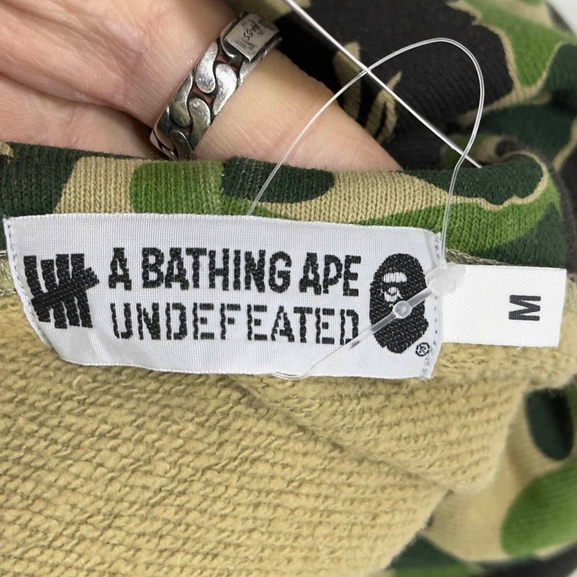 Bape X Undefeated 카모 후드 티셔츠 상품이미지4