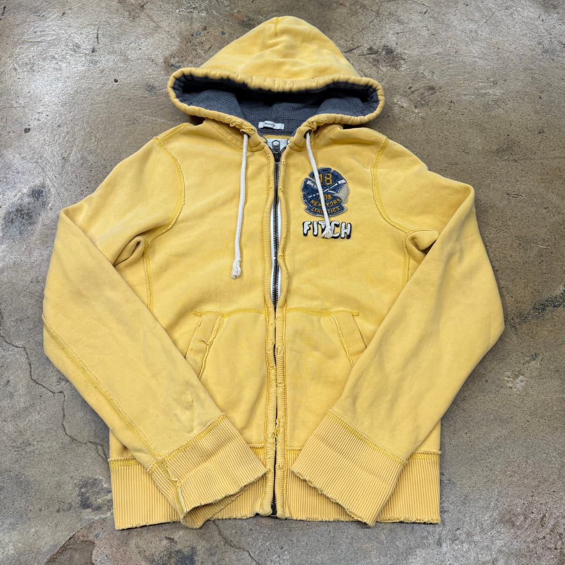 아베크롬비 옐로우 후드집업 상품이미지2