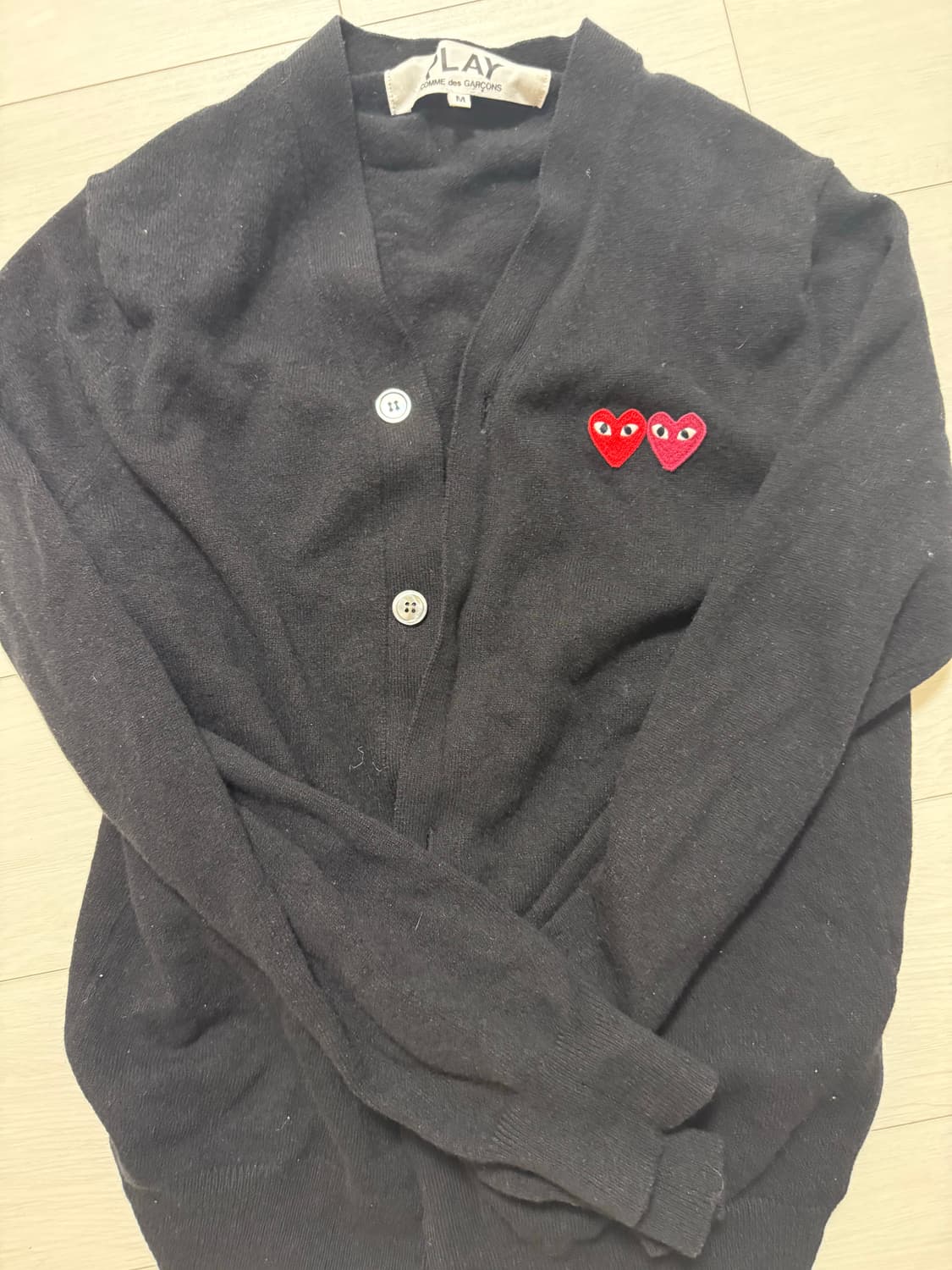 급처)꼼데가르송 가디건m 팝니다 상품이미지1