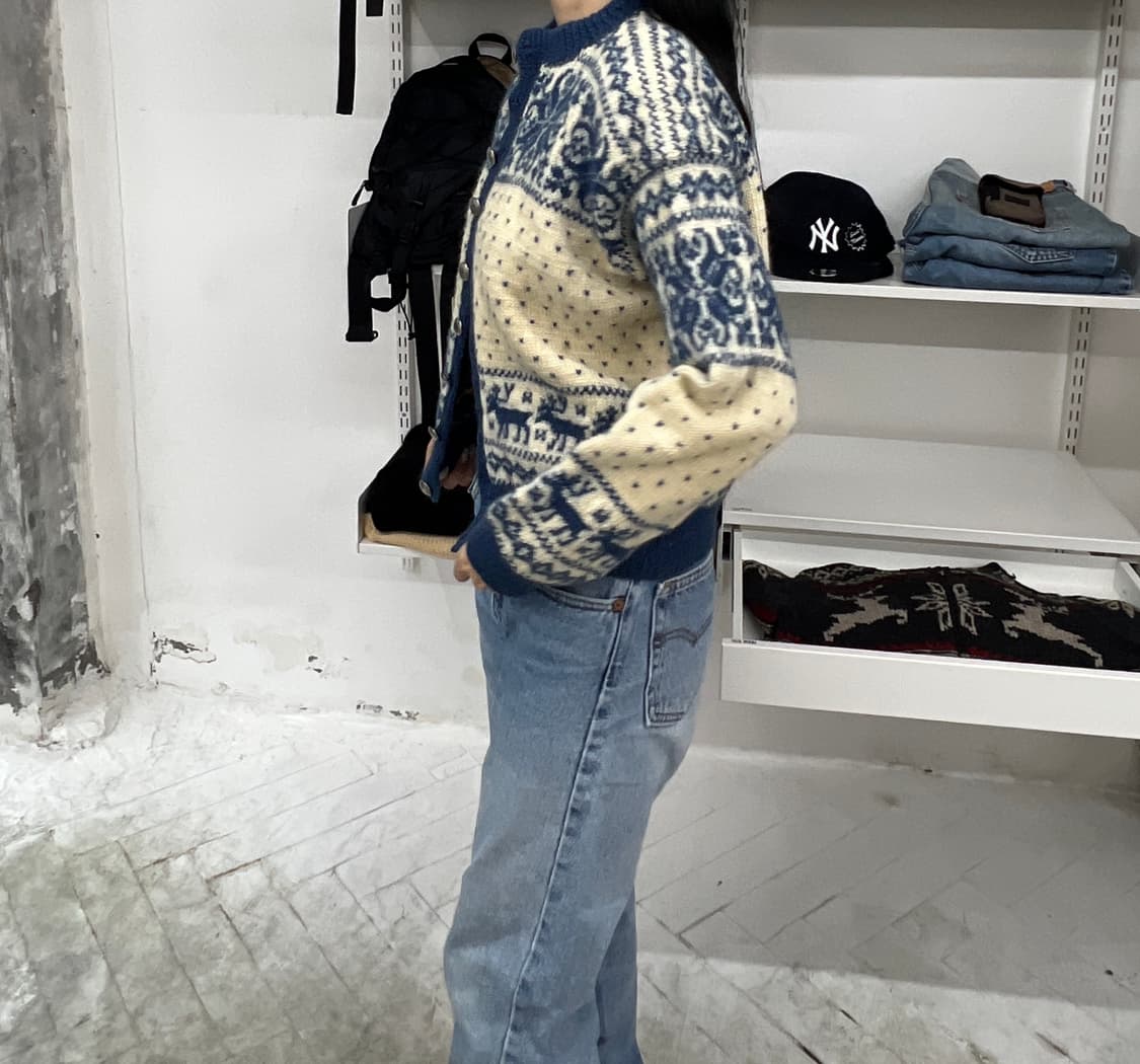  WILLIAM SCHMIDT CO OSLO 노르웨이 가디건 상품이미지7