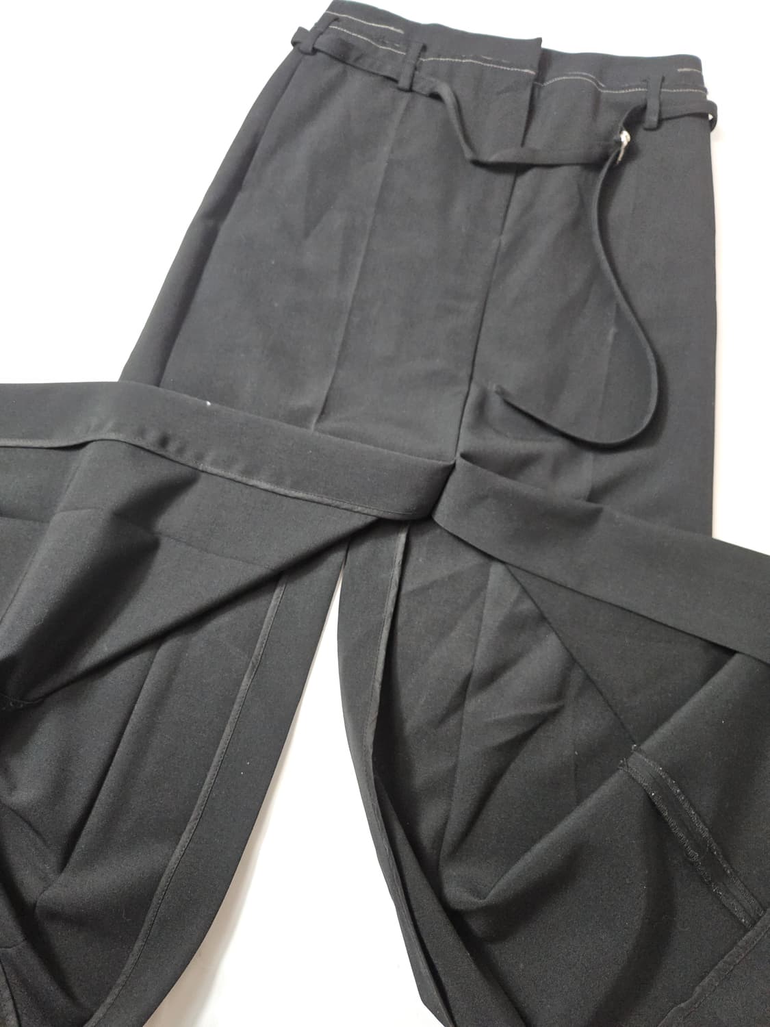 마뗑킴 2024 벨티드 턱포인트 스커트 팬츠 S (거의 새상품) 상품이미지6