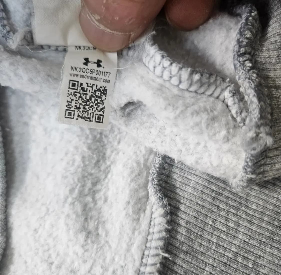 2XL 언더아머 빅로고 후드티 0304Y 상품이미지4