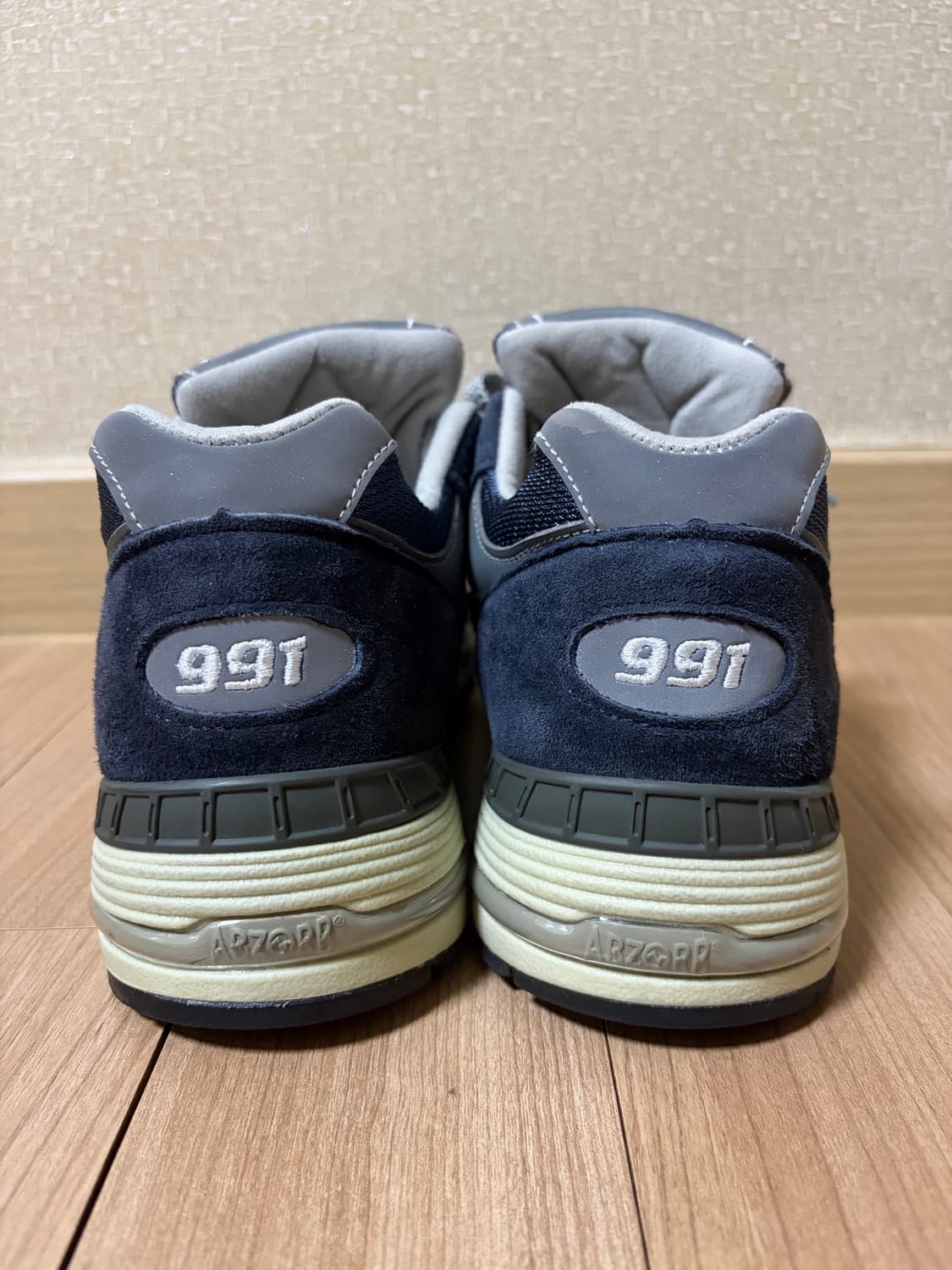 뉴발란스 991 메이드 인 UK 네이비 상품이미지6