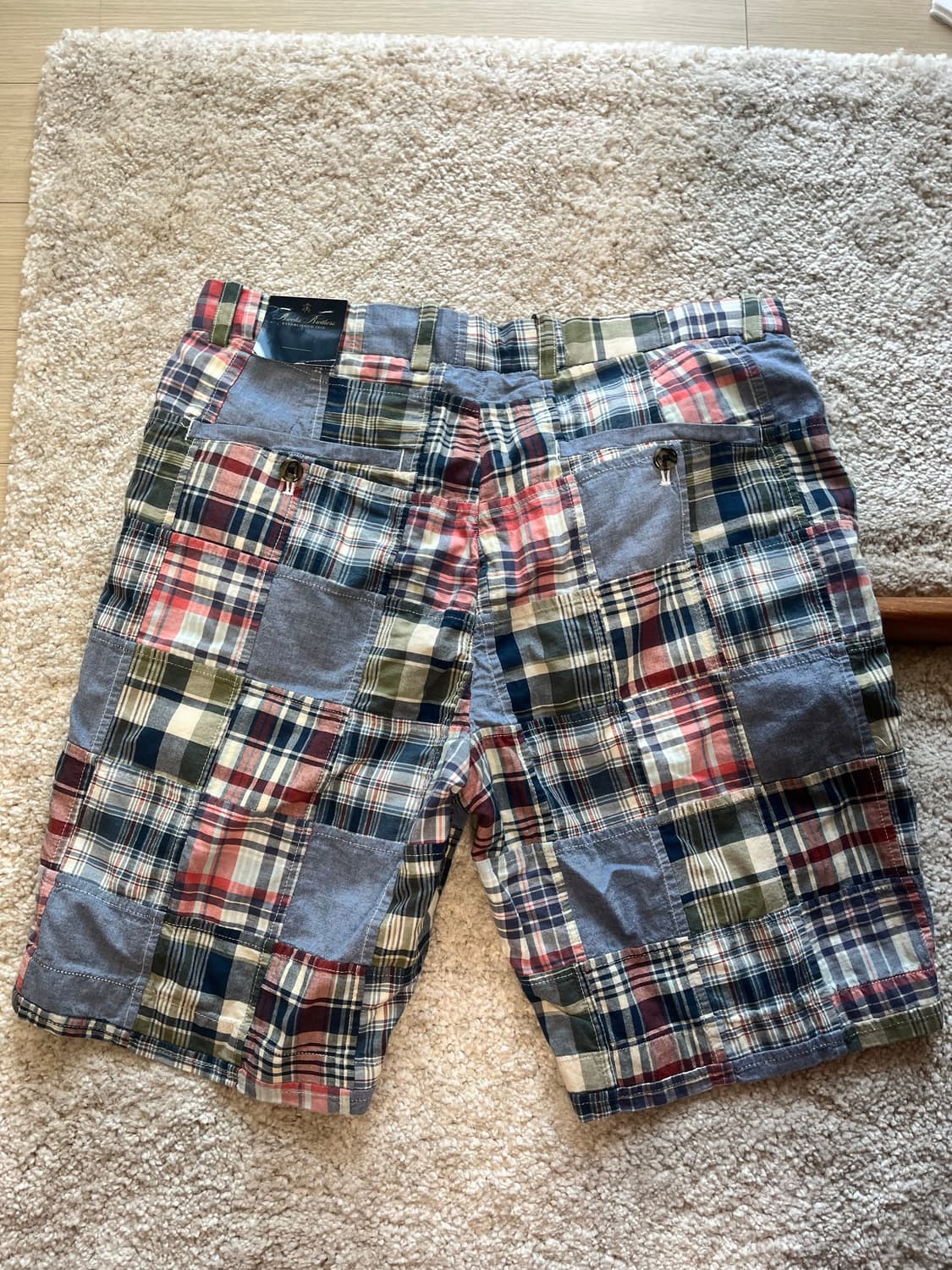 브룩스브라더스 마드라스 쇼츠 반바지 31 새상품 상품이미지4