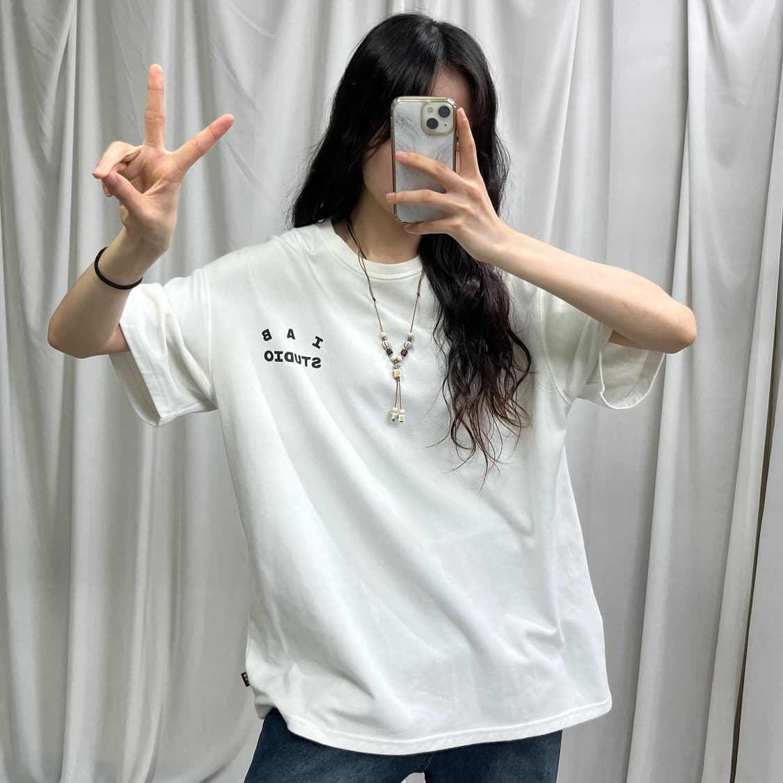 IAB STUDIO white T-shirts 상품이미지2