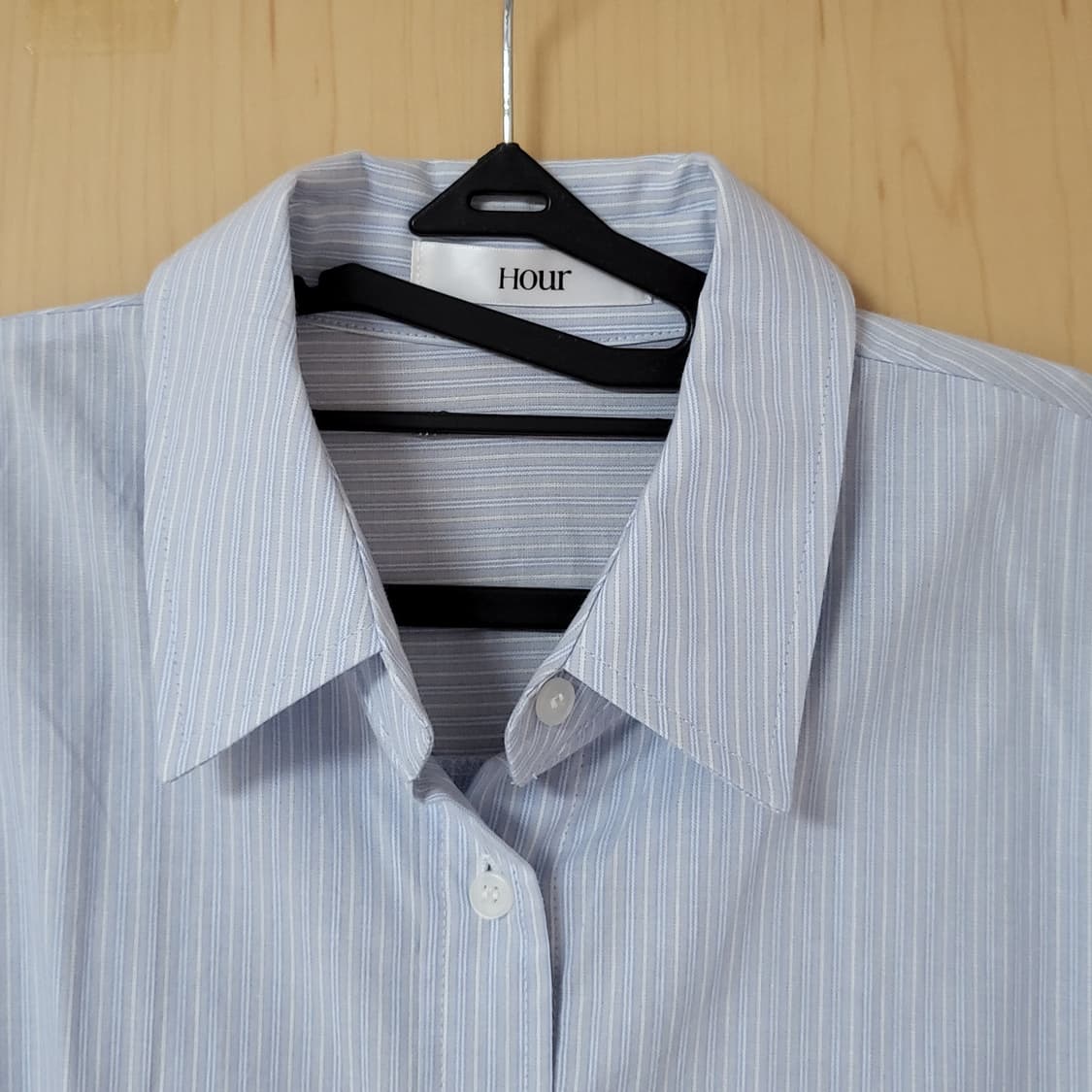 새상품) 업타운홀릭 제작 hour 블루 스트라이프 셔츠 상품이미지8
